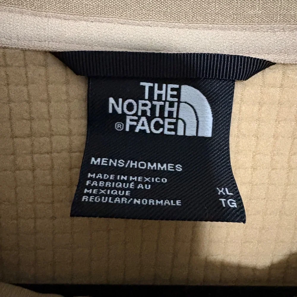 NWT The North Face‎ Men's XL Cedar Trial Grid Fleece 1/4 Zip Jacket Outdoor